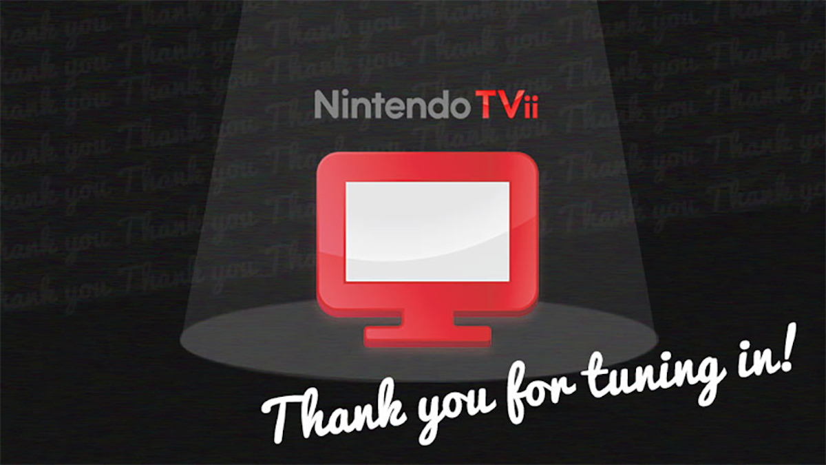 Nintendo TVii dropping service