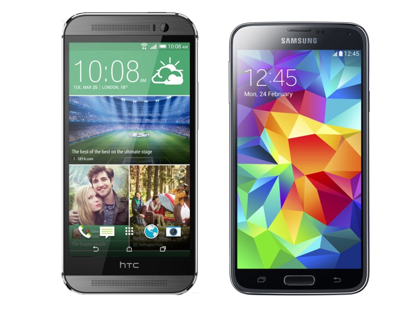 Samsung Galaxy S5 vs HTC One (M8)