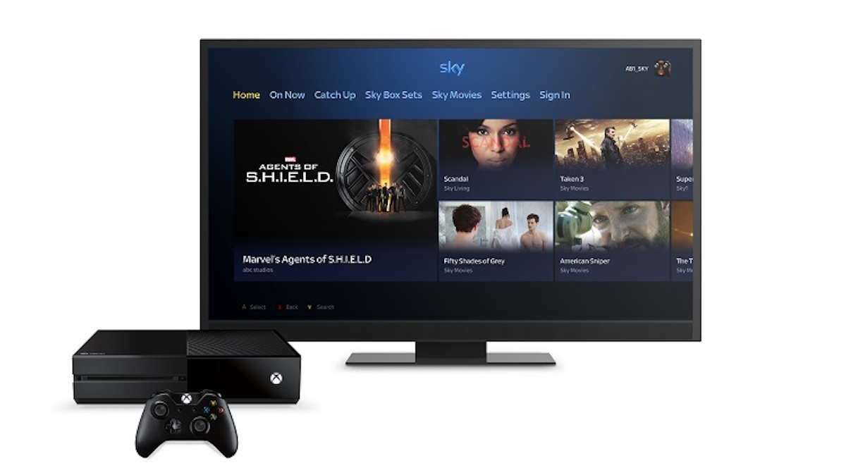 TV from Sky hits Xbox One