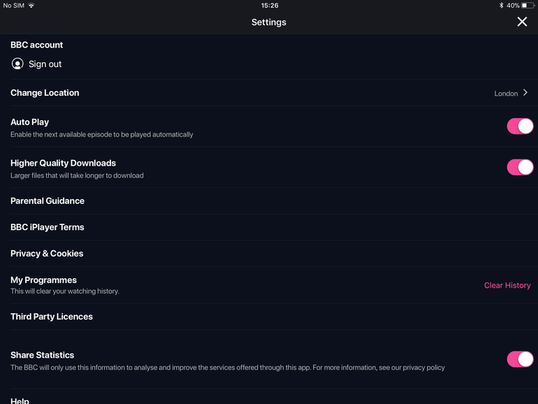 15 top iPlayer tips: Change the download quality