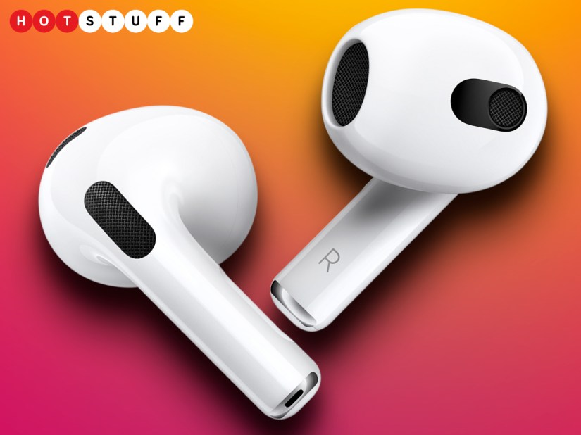 Apple’s third-generation AirPods have a new look and pinch a few Pro features