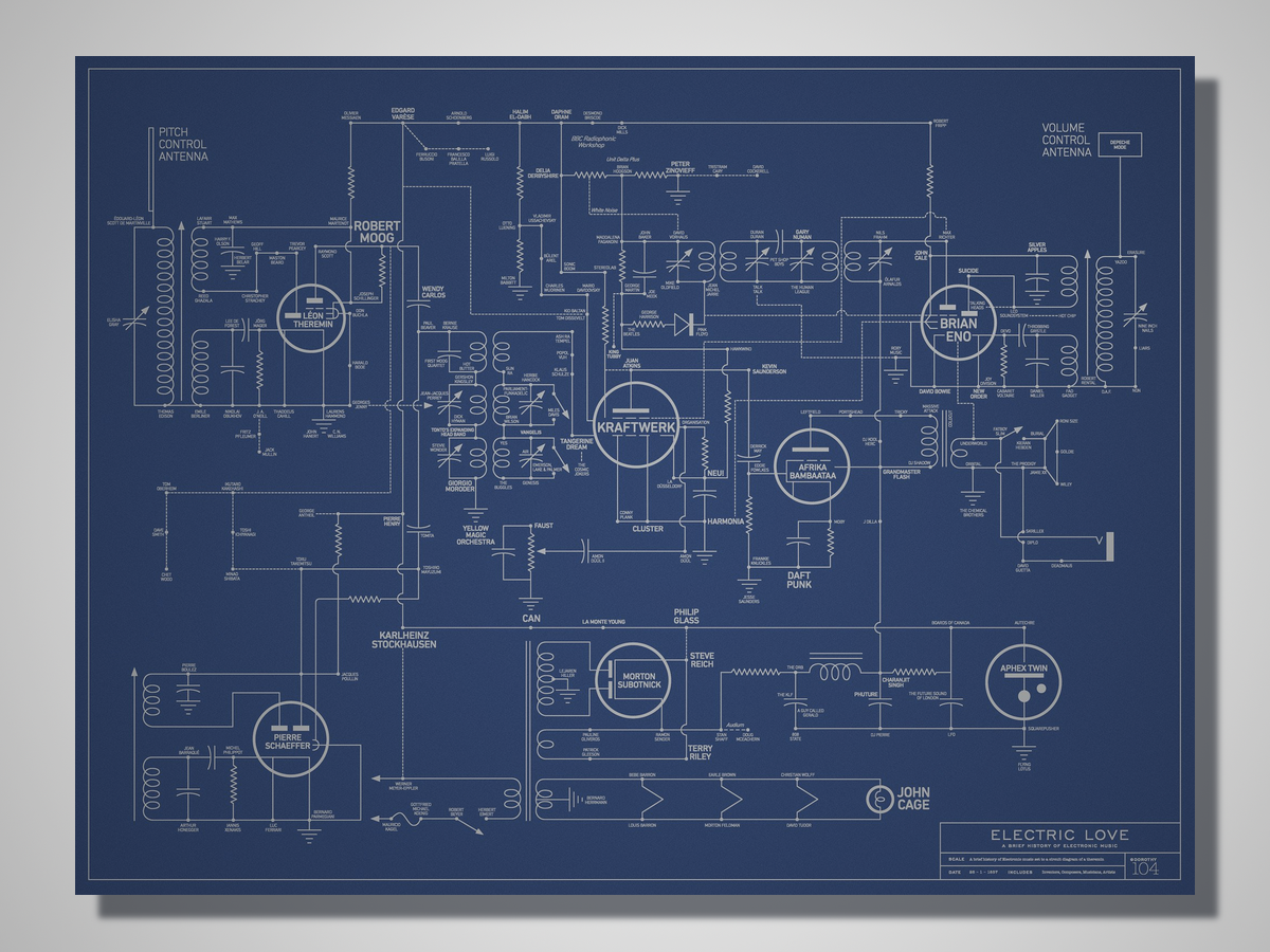 ELECTRIC LOVE BLUEPRINT (£35)