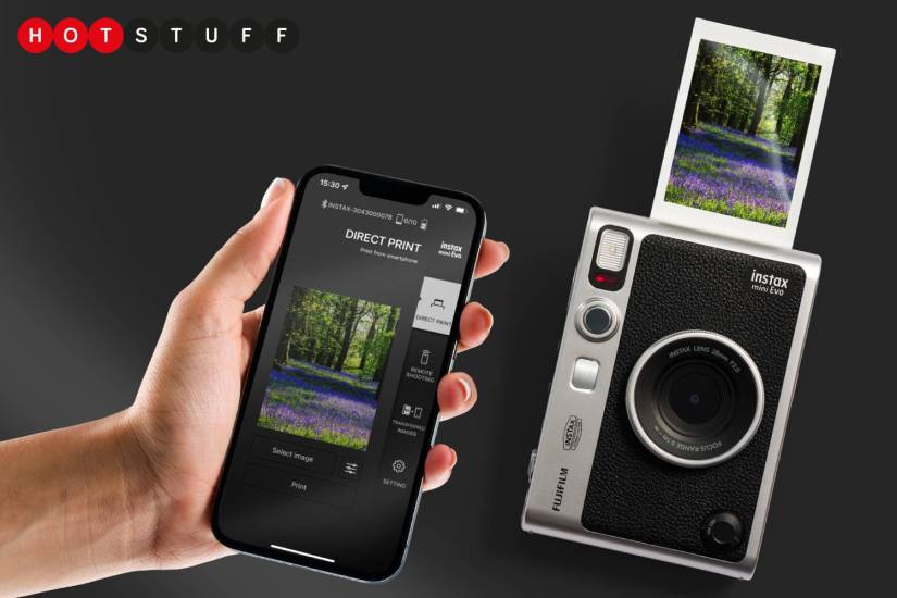 Fujifilm’s instax mini evo is a super versatile hybrid instant camera