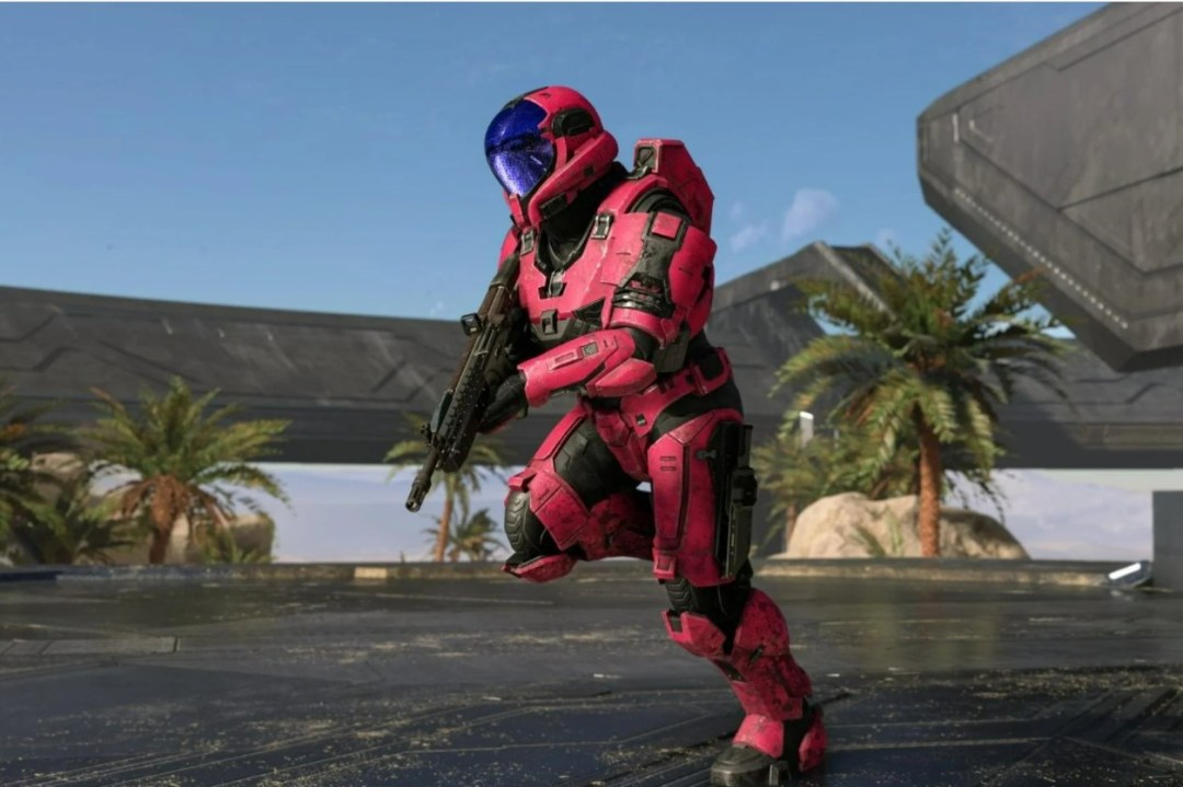 A scene from the Halo Infinite multiplayer video game