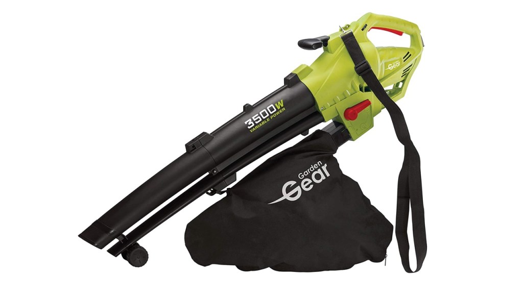 Black and Decker BEBLV300 Garden Vacuum and Leaf Blower with Back