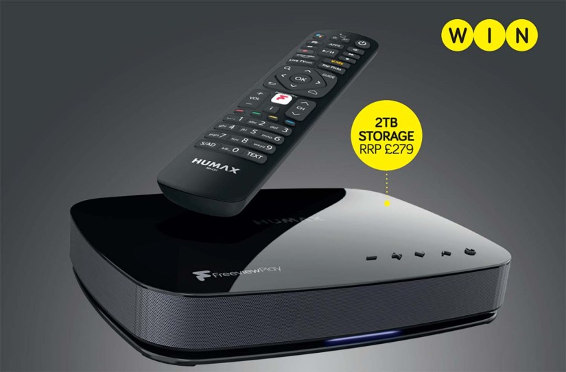 WIN 1 of 4 Humax Aura UHD TV recorders worth £279 each!