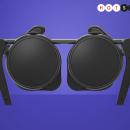 Panasonic’s MeganeX are folding VR specs with steampunk style