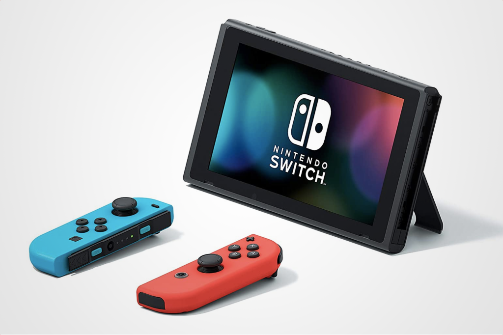 Nintendo Switch Pro Joy-Con controllers neon