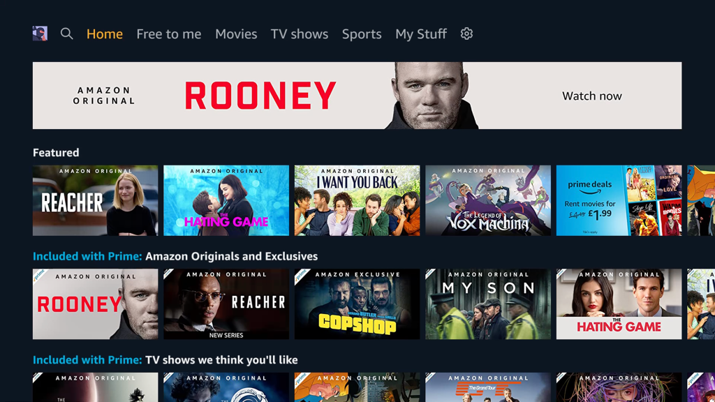 best Apple TV apps Amazon Prime Video home screen