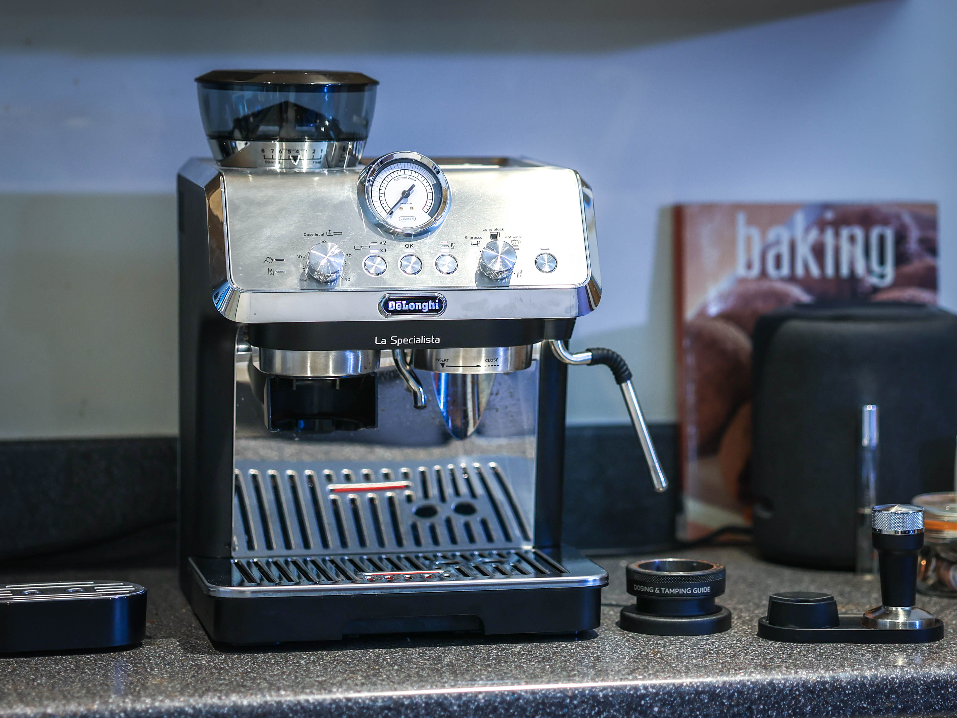 DeLonghi Stainless Steel Manual Espresso Machine at