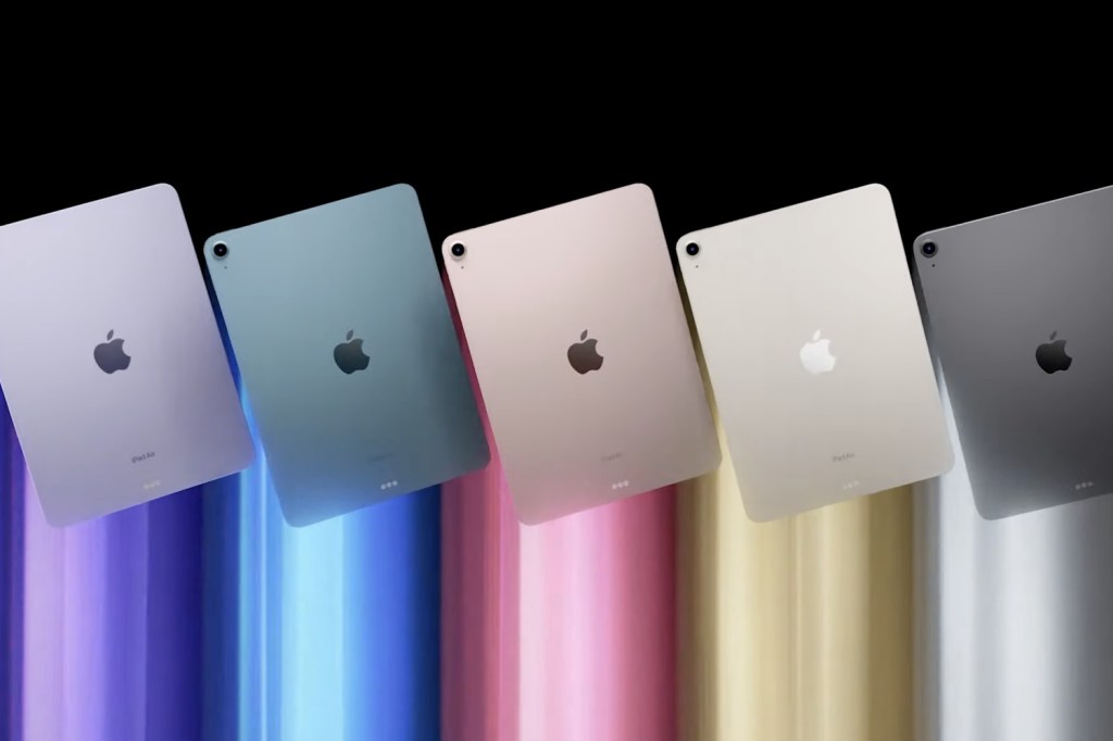 iPad Air colour variety
