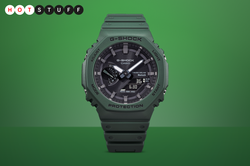 Casio’s solar-powered G-Shock is an octagonal 90s throwback with bonus Bluetooth smarts