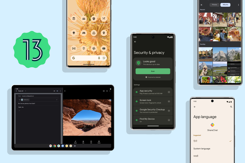 The biggest new features in Android 13