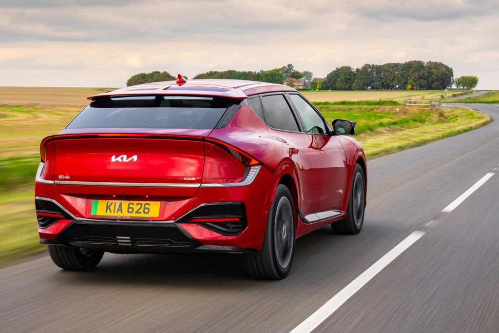 Kia EV6 review 2024 tracking rear