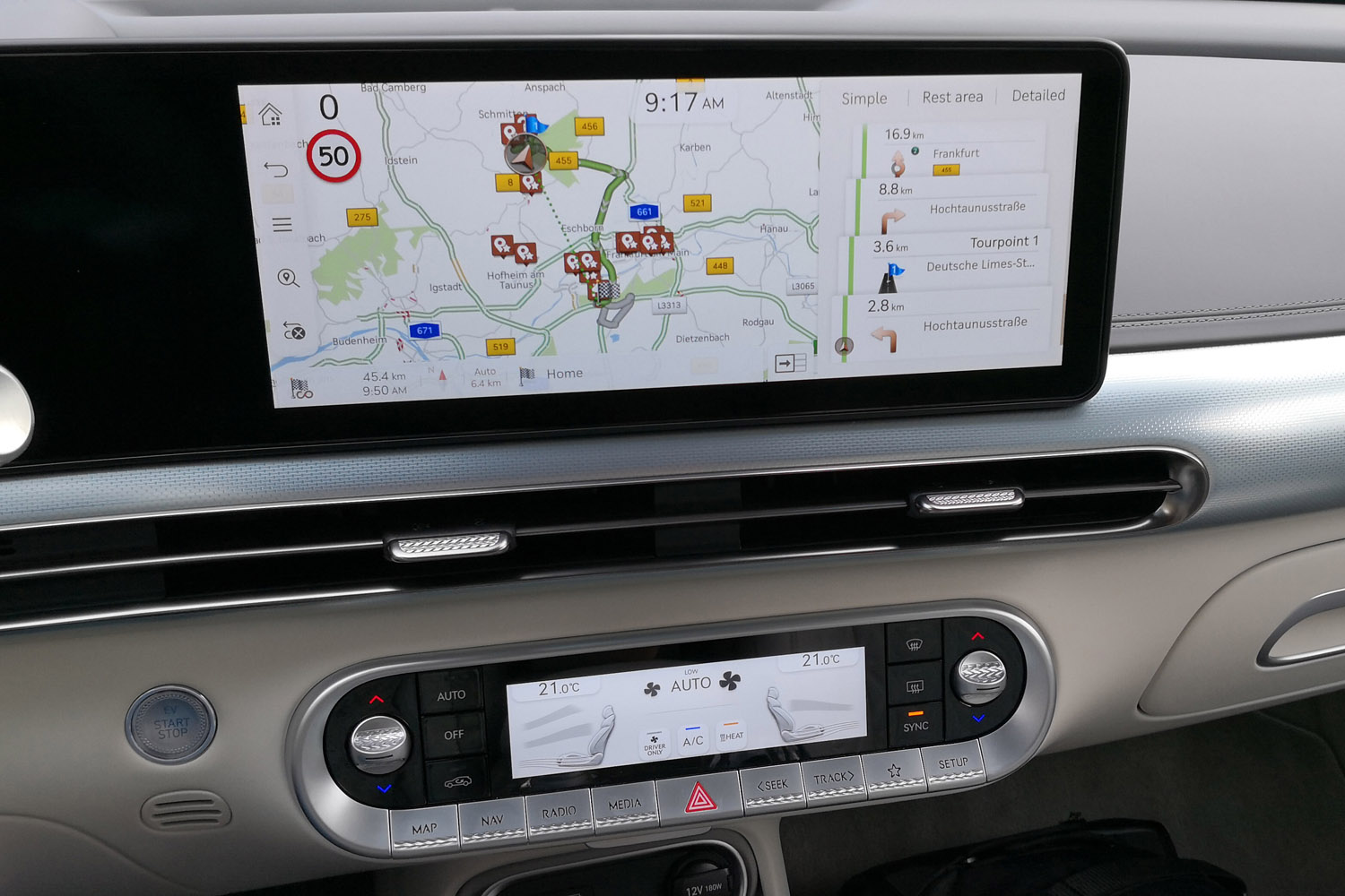 Stuff Genesis GV60 2022 review infotainment