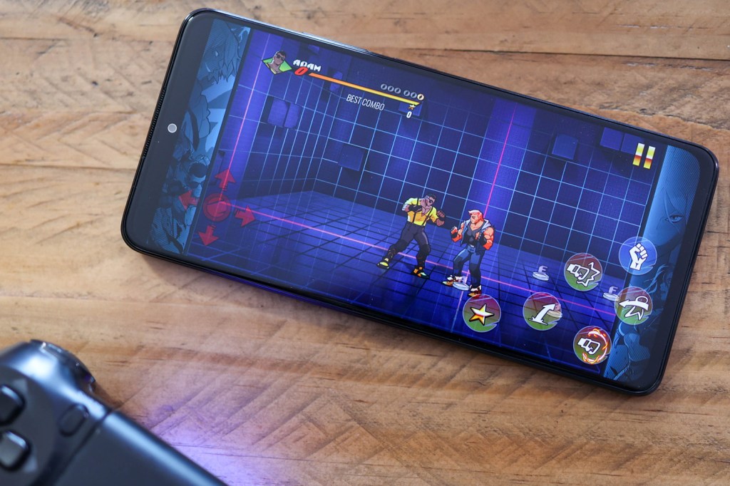 Stuff Redmi Note 11 Pro 5G smartphone review phone playing Streets of Rage 4