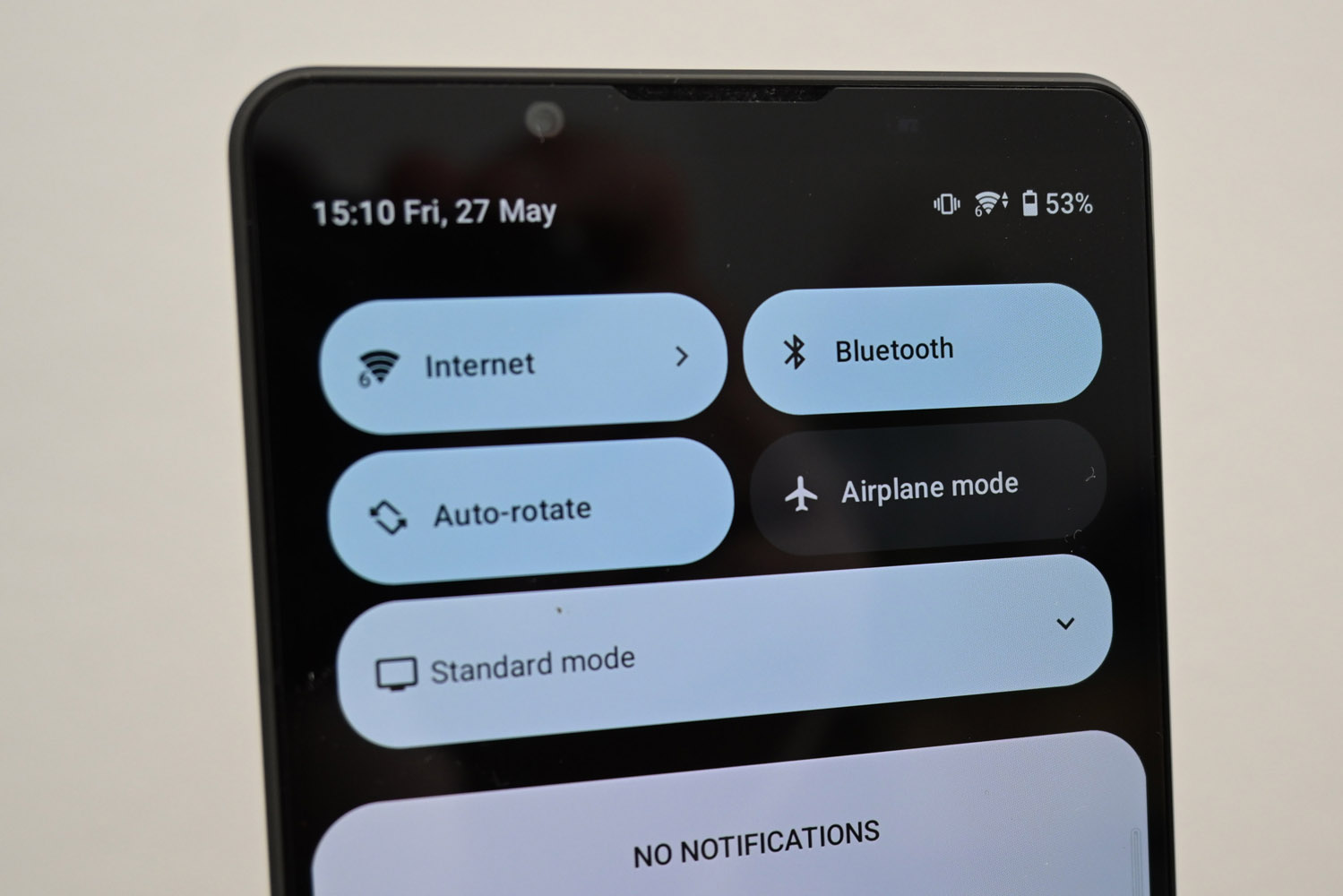 Stuff Sony Xperia 1 IV review notification tray