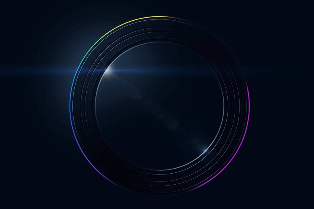 Apple's WWDC invite featuring a mysterious image on black background