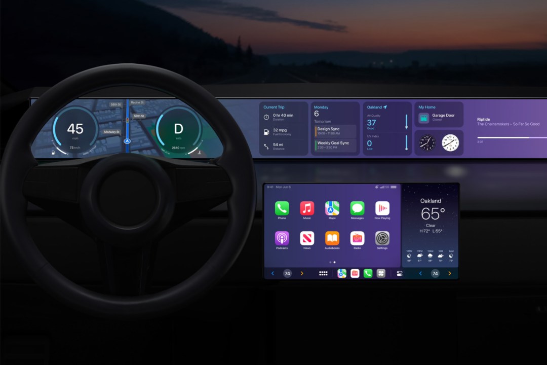 Apple's new CarPlay on multiple in-car displays