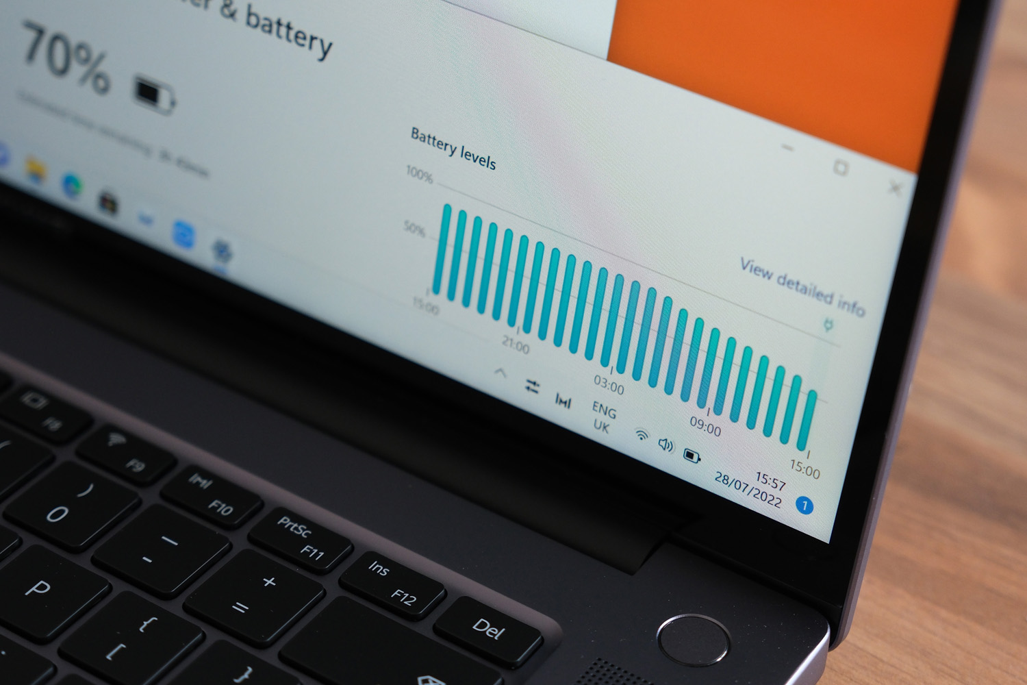 Huawei MateBook 16S battery stats