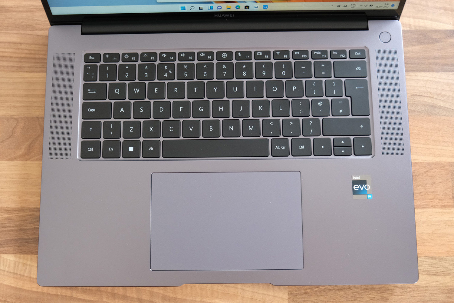 Huawei MateBook 16S keyboard tray