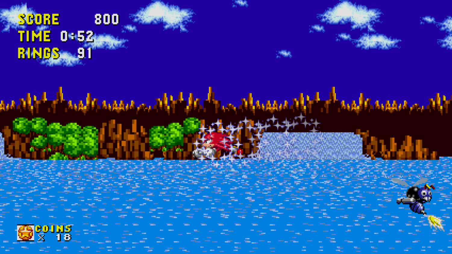 Stuff Sonic Origins review - Knuckles in Sonic 1