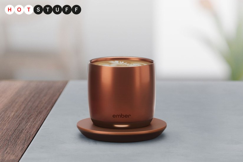 The battery-powered Ember Cup is a beautiful way to keep hot drinks at the perfect temperature