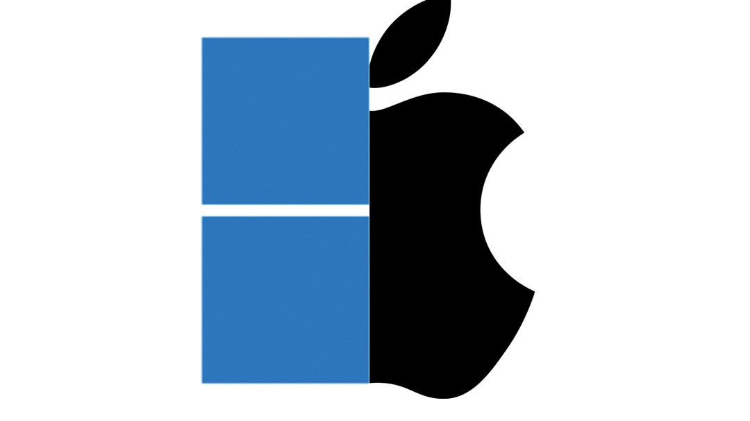Apple Mac and Windows PC logos