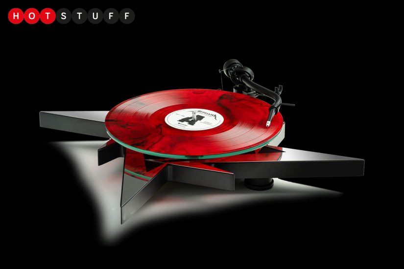 Pro-Ject Audio Systems’ Metallica turntable is (quite literally) the embodiment of heavy metal