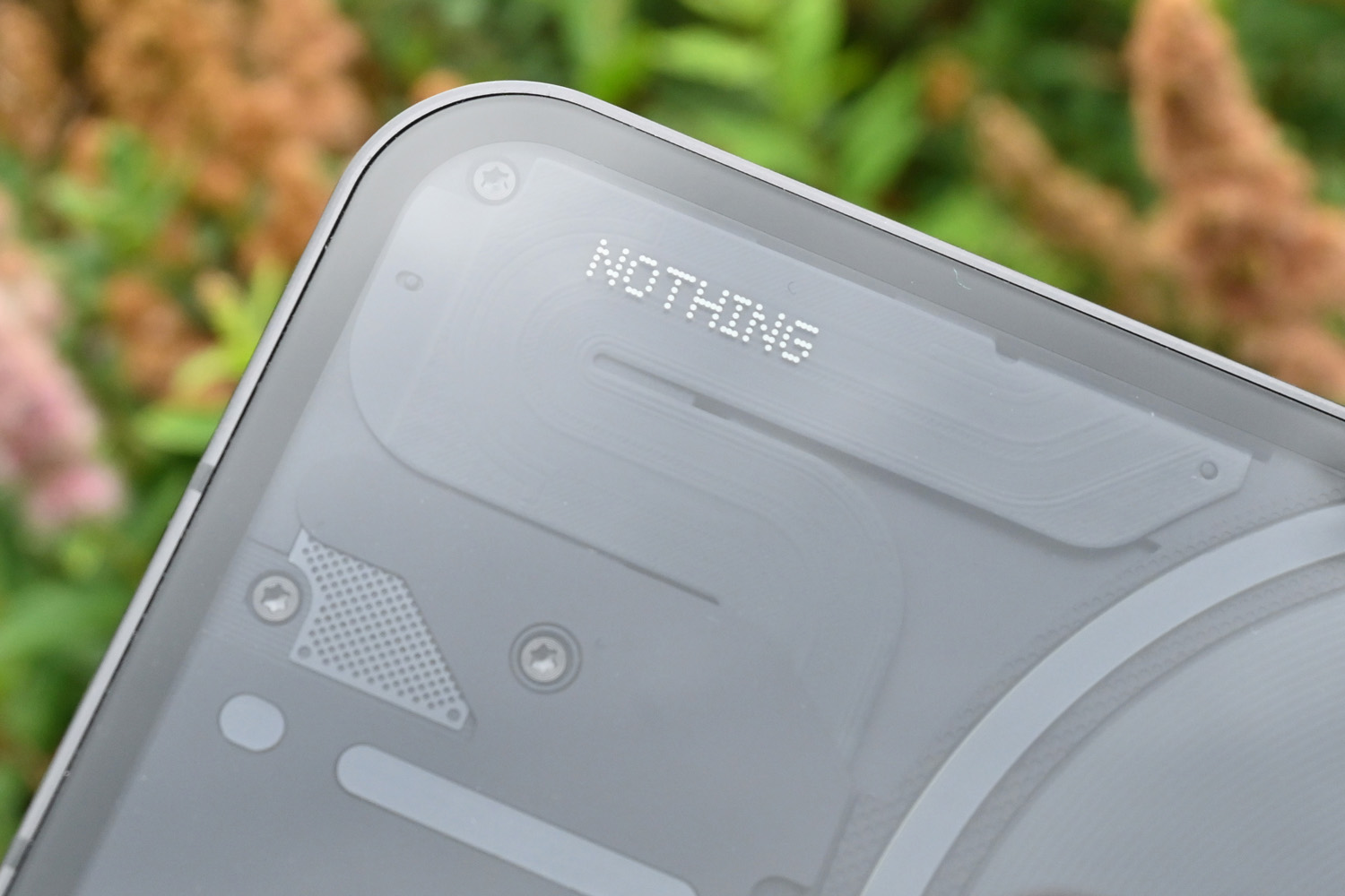 Nothing Phone 1 rear logo