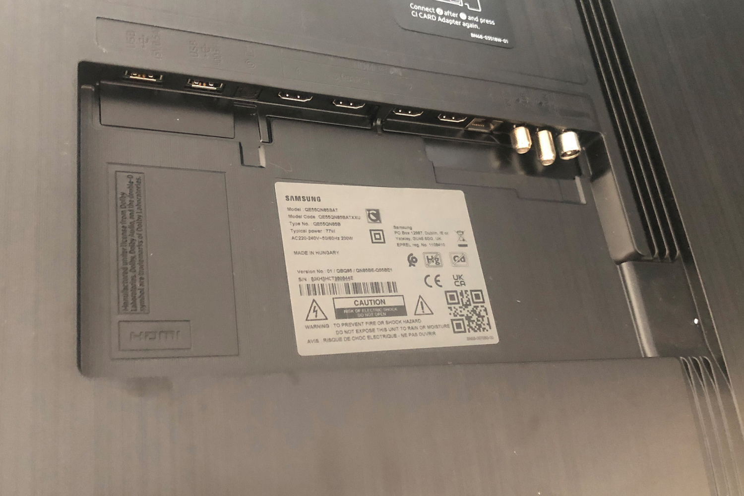Samsung qe55q75t sales hdmi 2.1