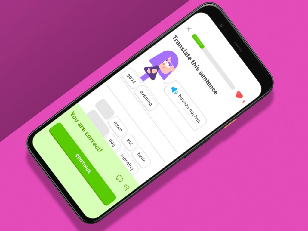 Free Android app Duolingo