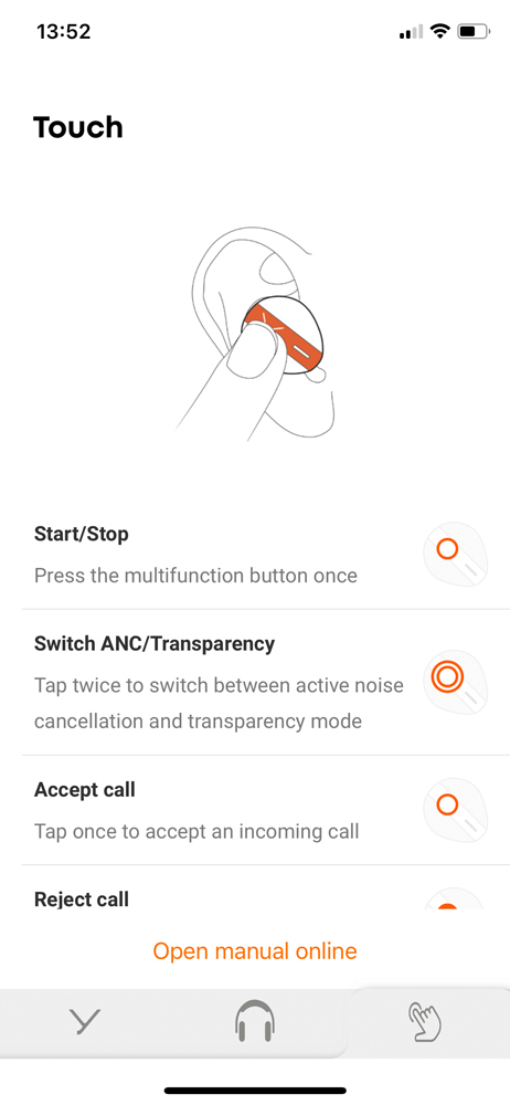 Beyerdynamic Free Byrd review app touch controls