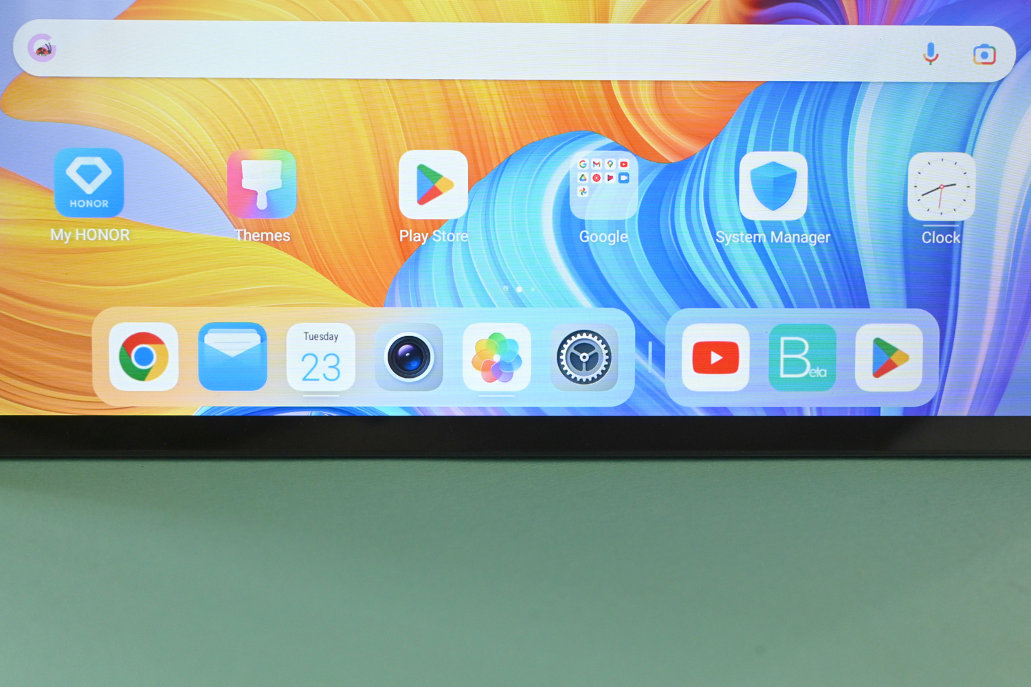 Honor Pad 8 review app dock