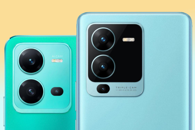 Vivo V25 and V25 Pro cameras face-on