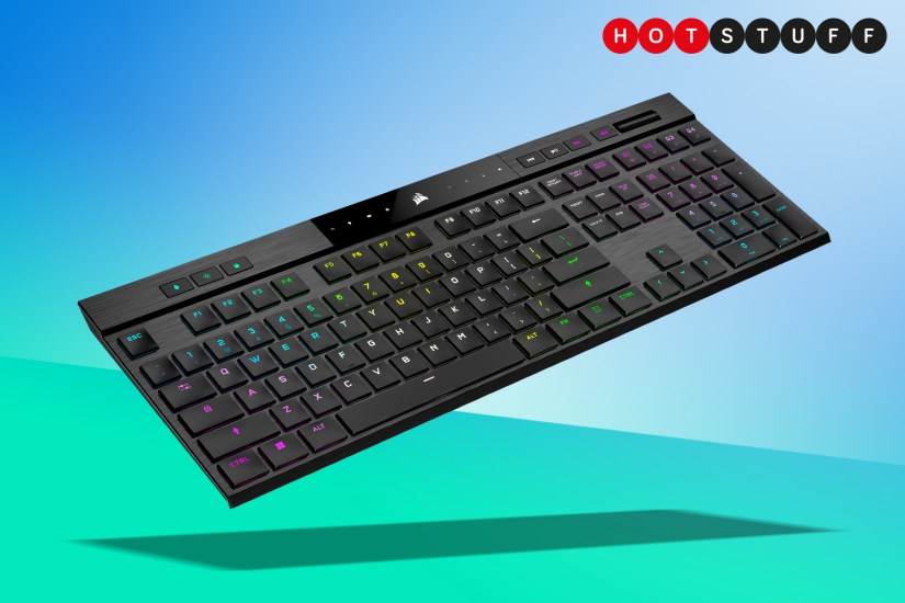 Corsair K100 Air is about as skinny as mechanical keyboards get