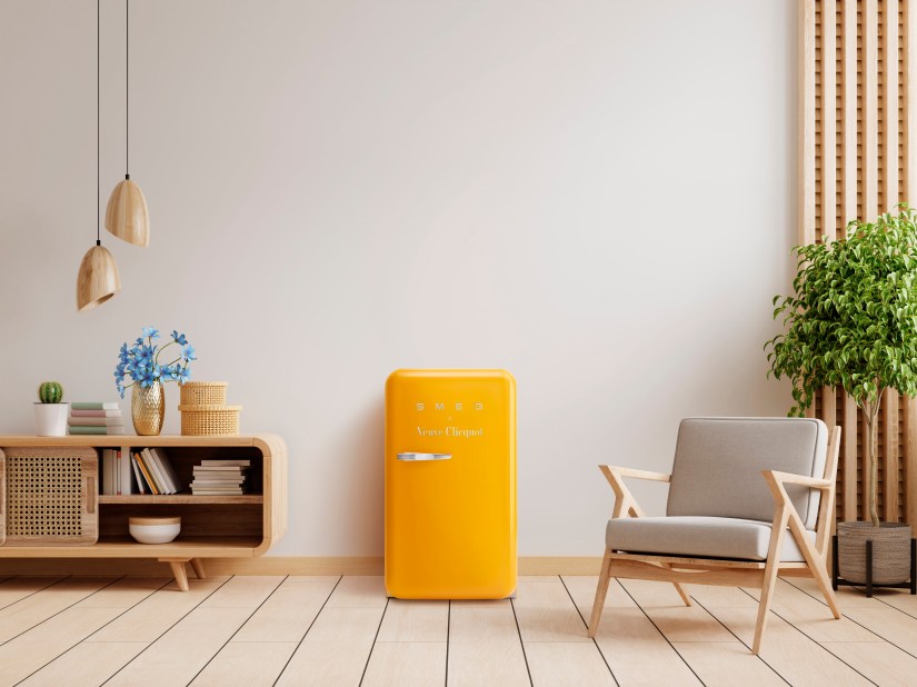 Smeg teams up with Veuve Clicquot for special edition FAB fridges
