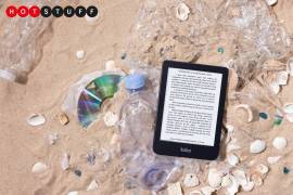 The Kobo Clara 2E is a waterproof e-reader made almost entirely out of recycled plastic ￼