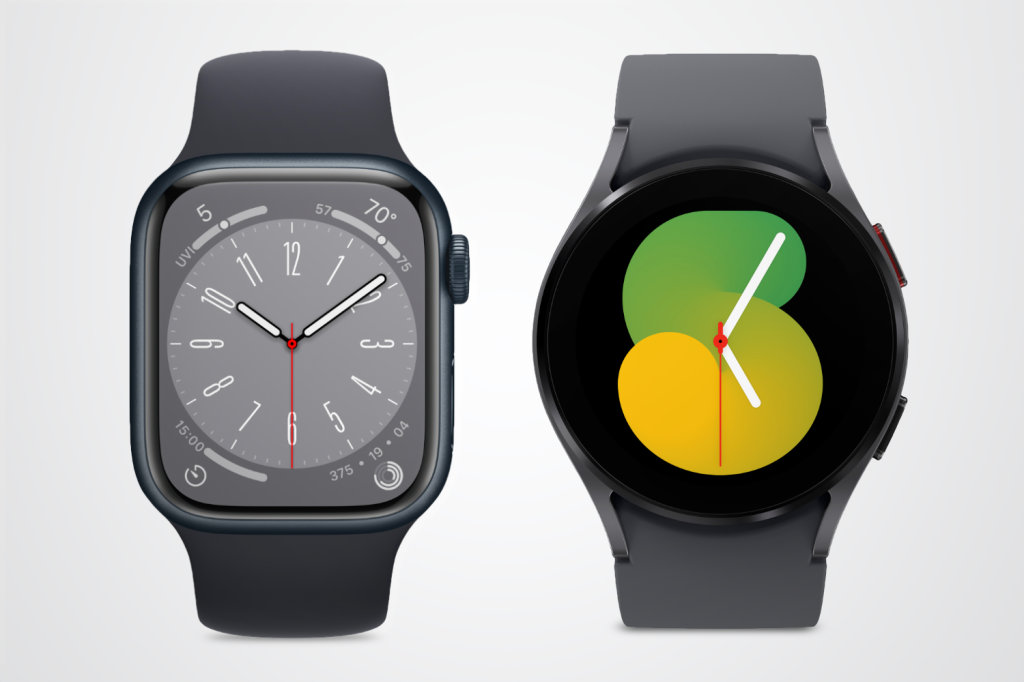 Apple Watch Series 8 vs Samsung Galaxy Watch |
