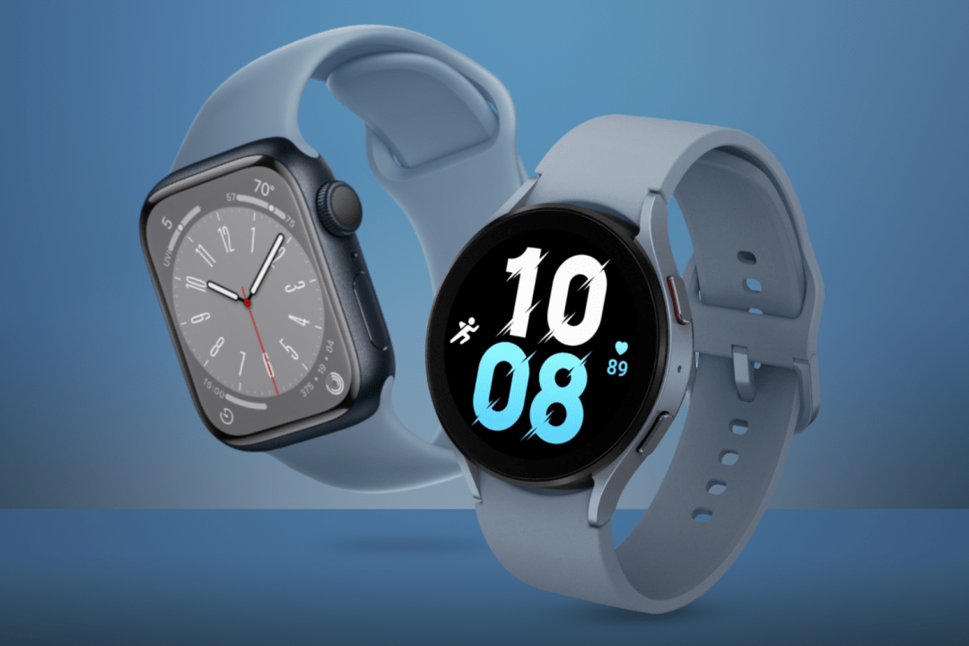 Apple Watch Series 8 and Samsung Galaxy Watch 5