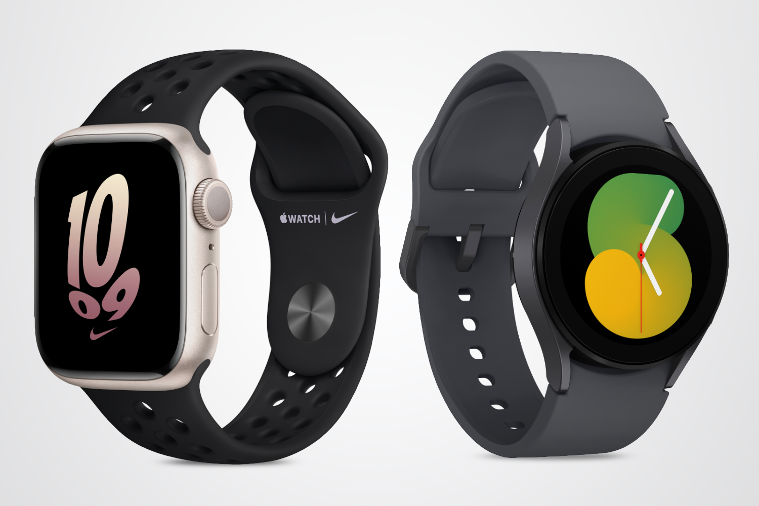 galaxy watch vs apple watch 5