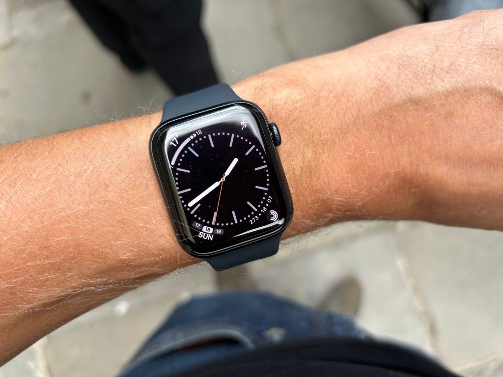 Apple Watch SE on wrist