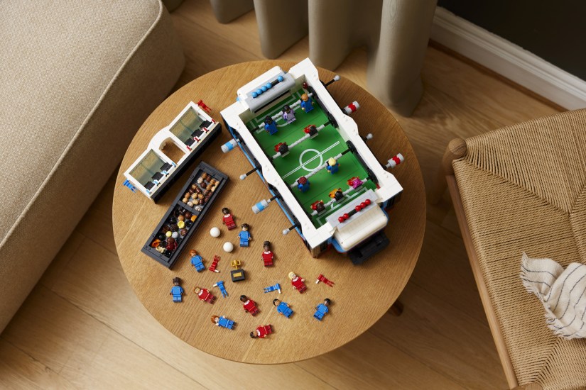 Lego’s latest is a customisable table football set designed by a fan