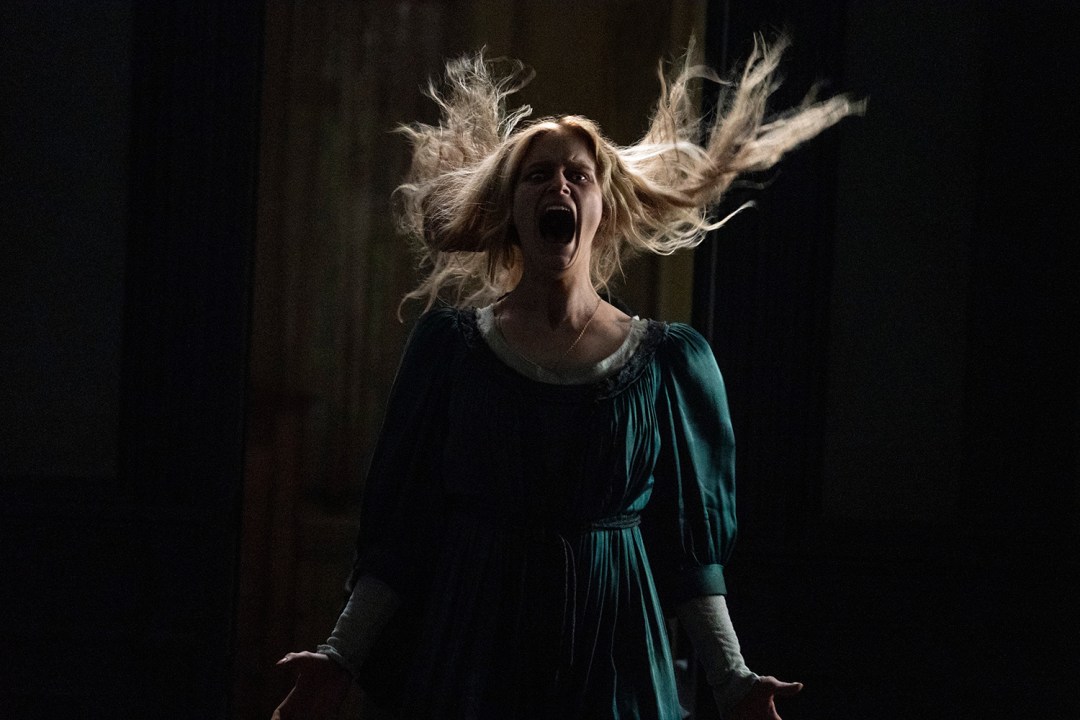 Guillermo del Toro's Cabinet Of Curiosities. Hannah Galway in episode “The Murmuring” of Guillermo del Toro's Cabinet Of Curiosities. Cr. David Lee/Netflix © 2022