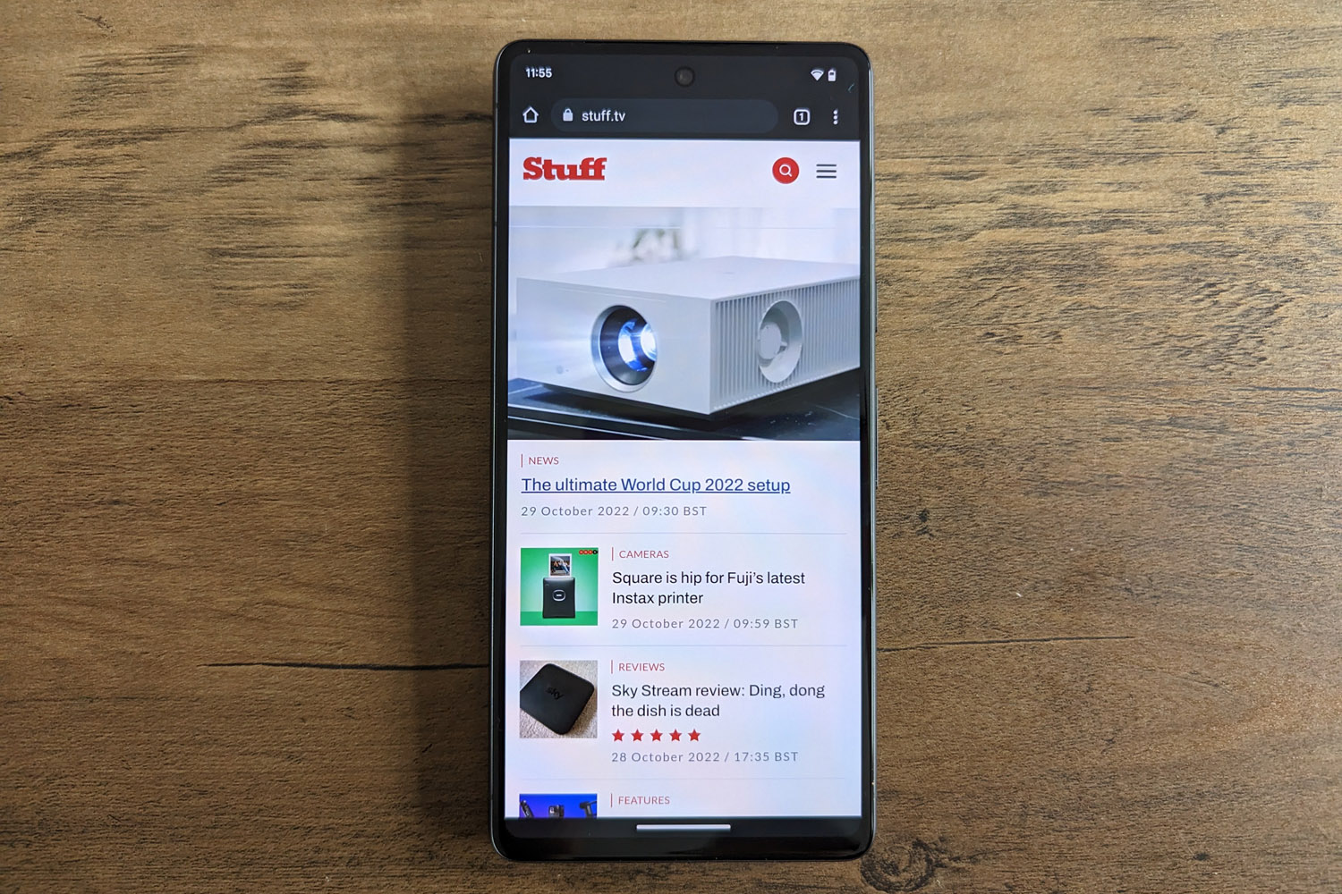 Google Pixel 7 Stuff website