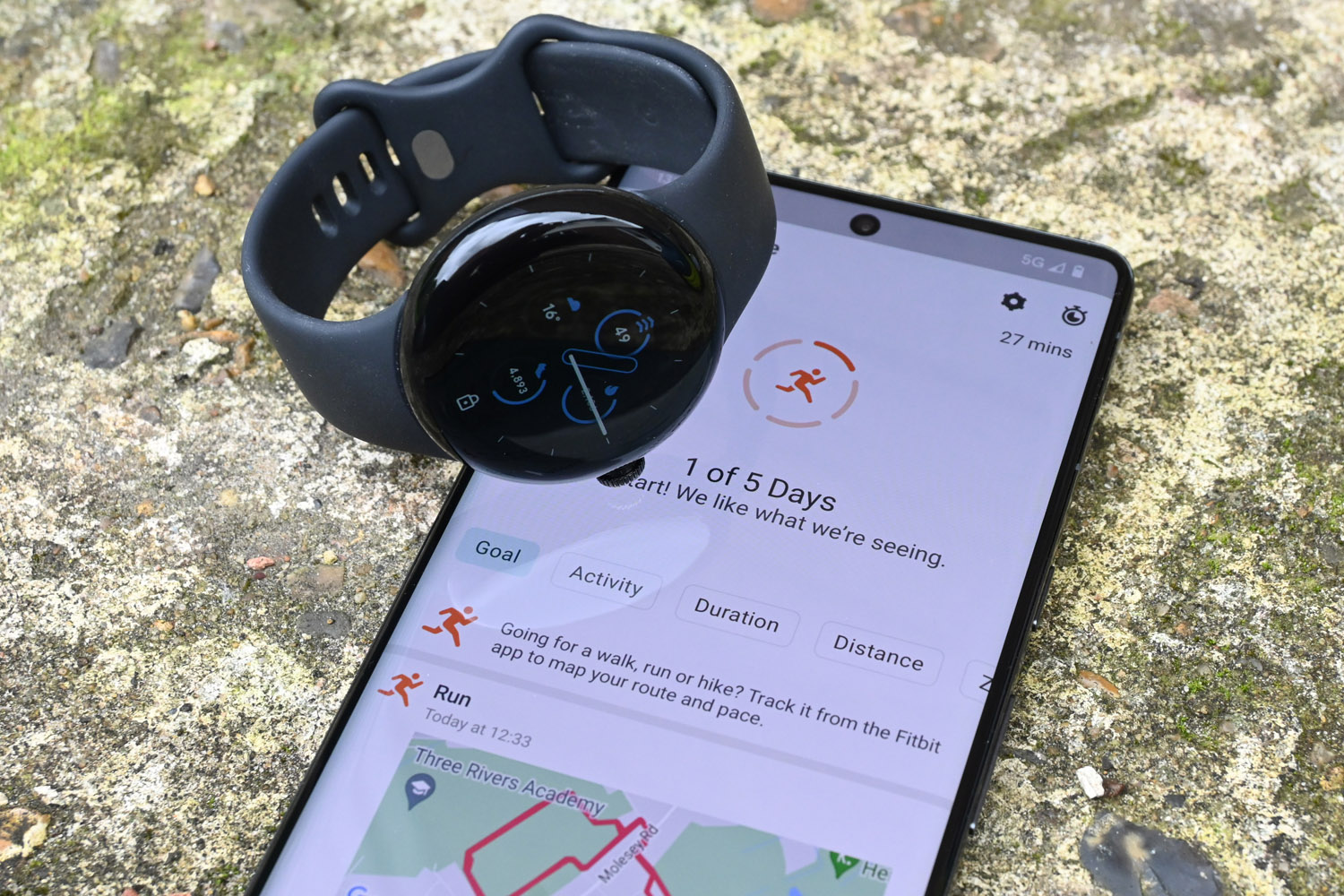 Google Pixel Watch FitBit app