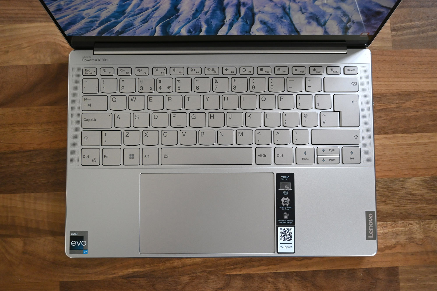 Lenovo Yoga Slim 9i keyboard
