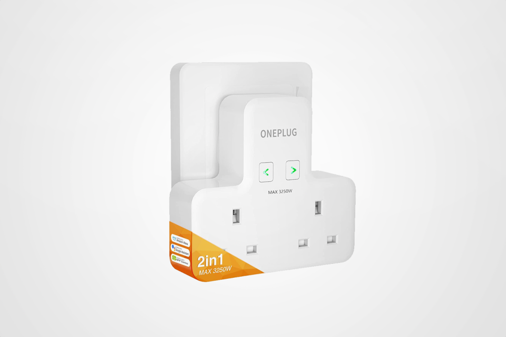 Double smart plug - Smart plug for energy saving - Google Home,   Alexa and Siri (HWP121E)