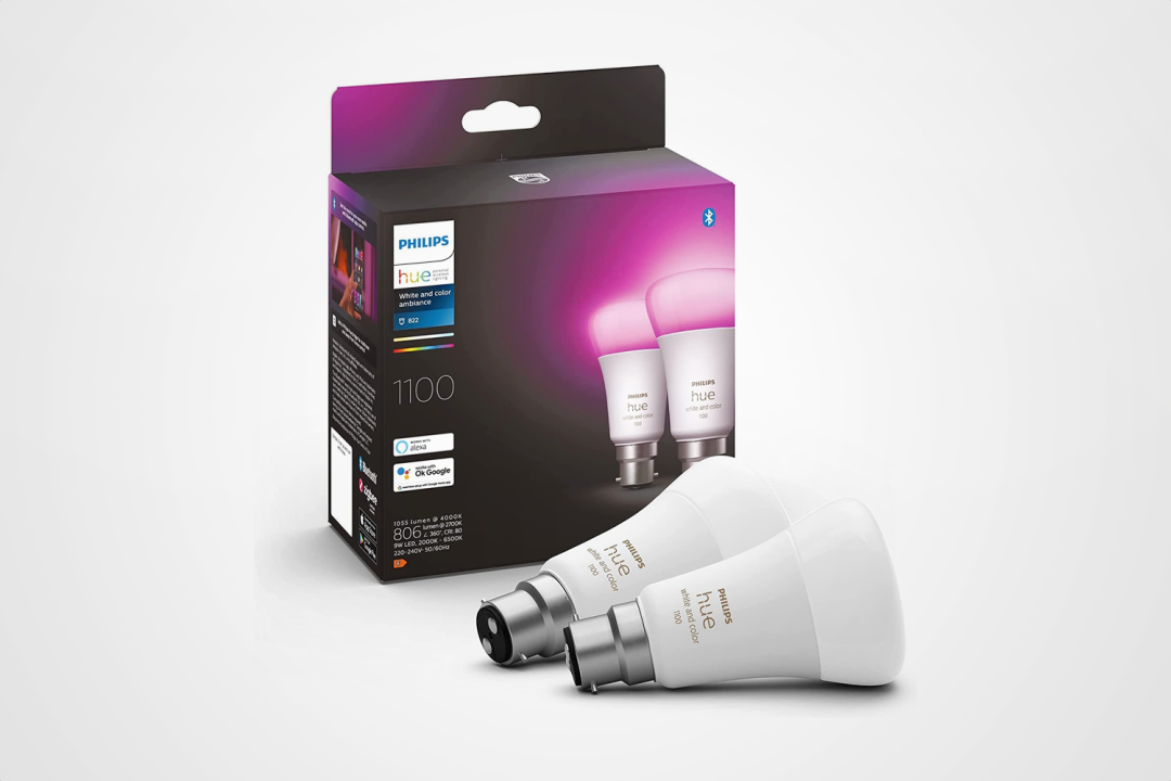 best smart light bulbs Philips Hue White and Colour Ambience