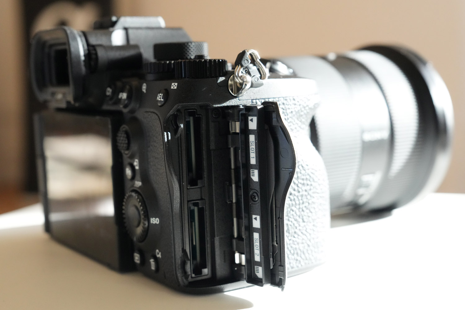 Sony a7R V hands-on review card slots